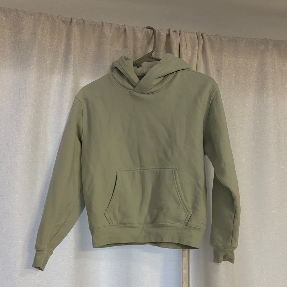 Aritzia Men's Sage Green Hoodie Sweater